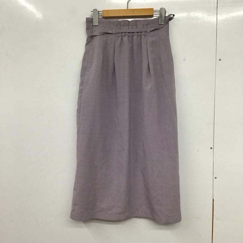 ロペピクニック ROPE  PICNIC スカート ロングスカート 38 無地 紫 / パープル /  レディース USED 古着 中古 10136509