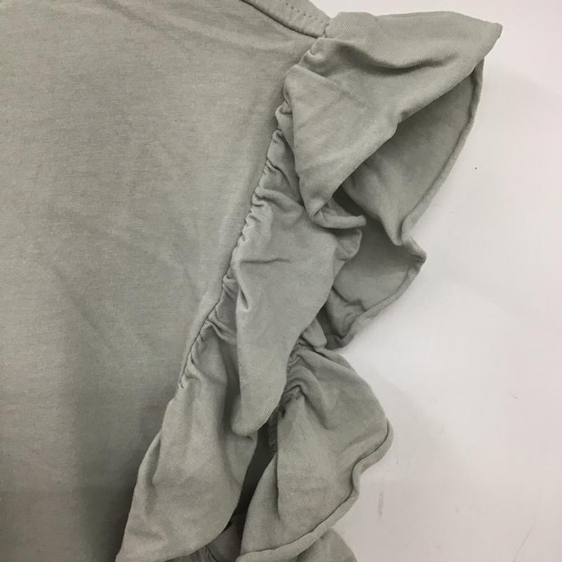 ザラ ZARA カットソー 半袖 S 無地 灰 / グレー /  レディース USED 古着 中古 10136520