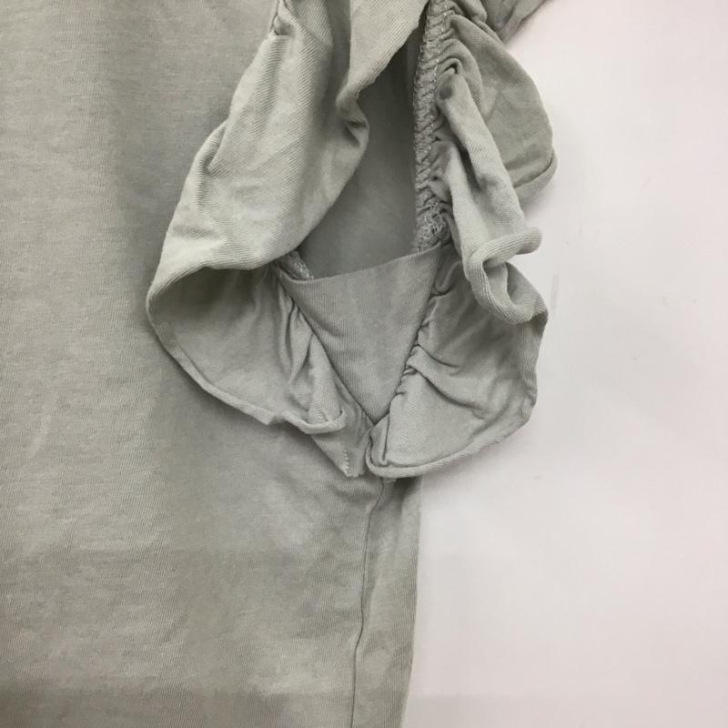 ザラ ZARA カットソー 半袖 S 無地 灰 / グレー /  レディース USED 古着 中古 10136520