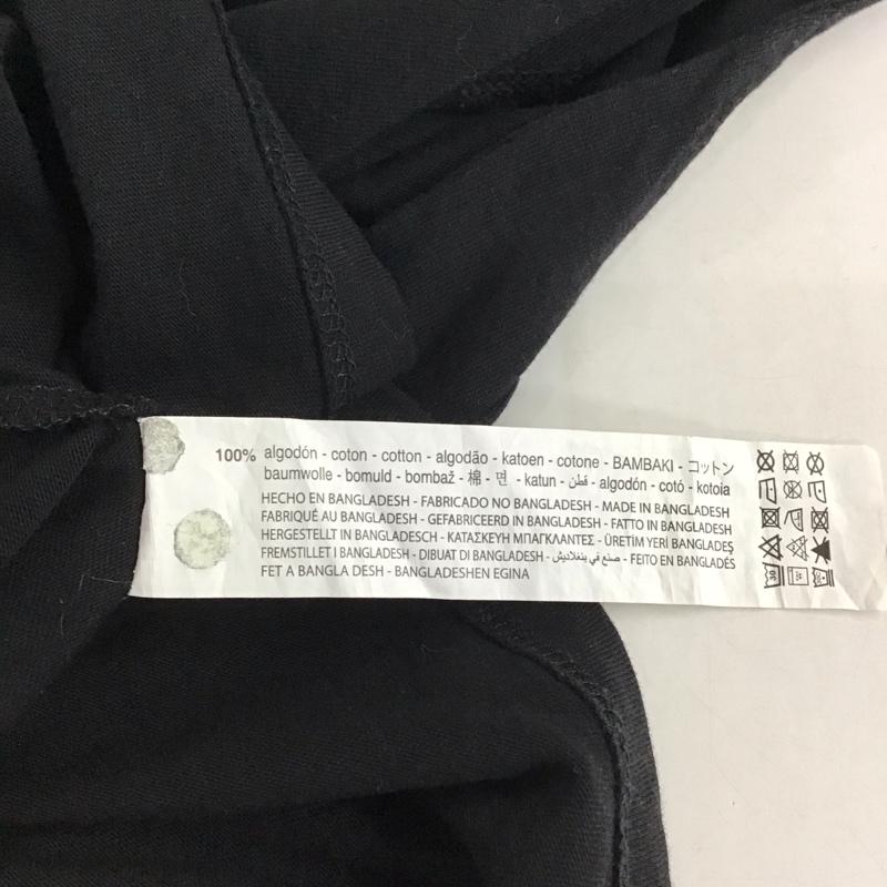 ザラ ZARA カットソー 半袖 S 無地 黒 / ブラック /  レディース USED 古着 中古 10136521