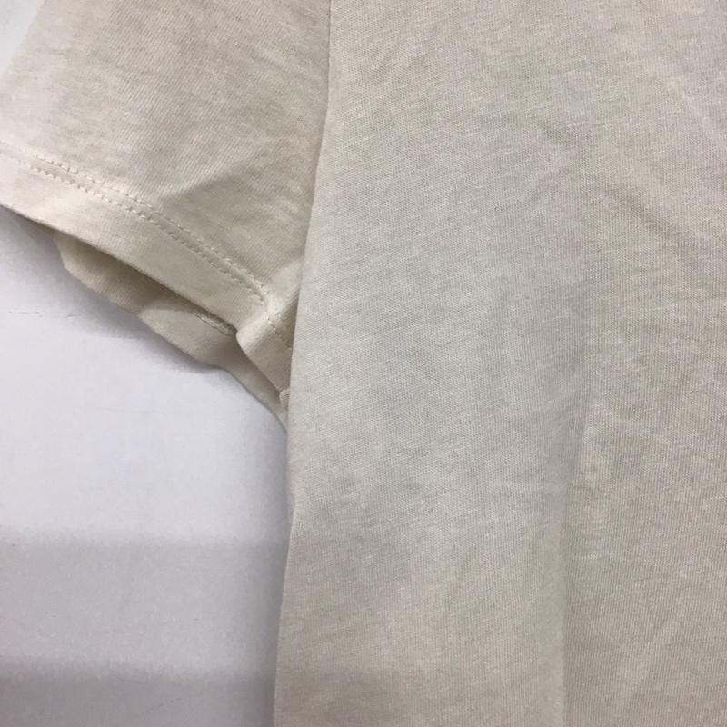 ザラ ZARA カットソー 半袖 S 無地 白 / ホワイト / X 黒 / ブラック /  レディース USED 古着 中古 10136525