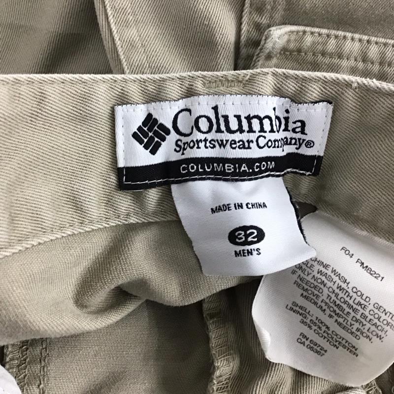 コロンビア Columbia パンツ チノパン チノパン スリムパンツ カジュアルパンツ 32インチ 無地 ベージュ / ベージュ /  メンズ USED 古着 中古 10136568