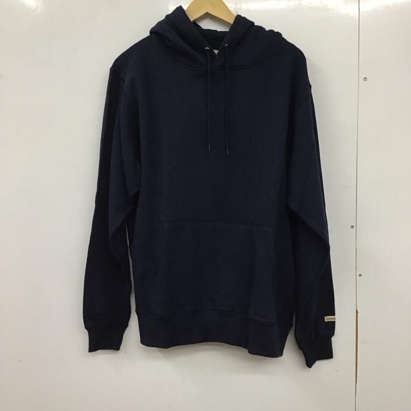 グッドウェア Goodwear パーカー 長袖 長袖パーカー プルオーバーパーカー スウェット XL 無地 紺 / ネイビー /  メンズ USED 古着 中古 10136573