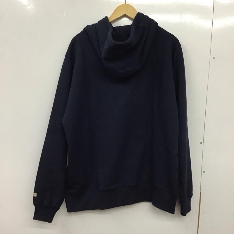 グッドウェア Goodwear パーカー 長袖 長袖パーカー プルオーバーパーカー スウェット XL 無地 紺 / ネイビー /  メンズ USED 古着 中古 10136573
