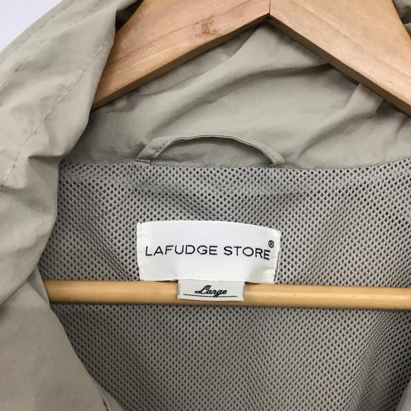 ラファッジストア LAFUDGE STORE ジャケット、上着 ジャケット、ブレザー ジップアップジャケット ナイロンジャケット アウター ロングジャケット L 無地 灰 / グレー /  メンズ USED 古着 中古 10136602