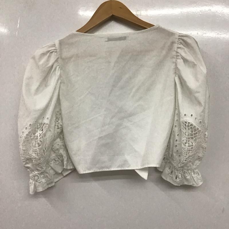 ザラ ZARA シャツ、ブラウス 半袖 S 無地 白 / ホワイト /  レディース USED 古着 中古 10136626