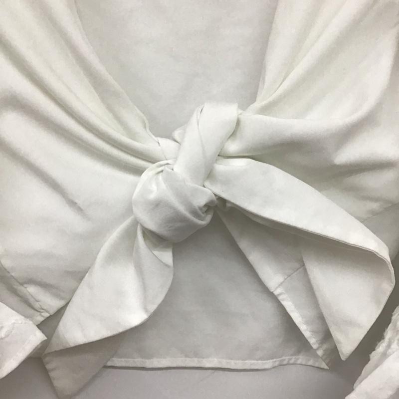 ザラ ZARA シャツ、ブラウス 半袖 S 無地 白 / ホワイト /  レディース USED 古着 中古 10136626