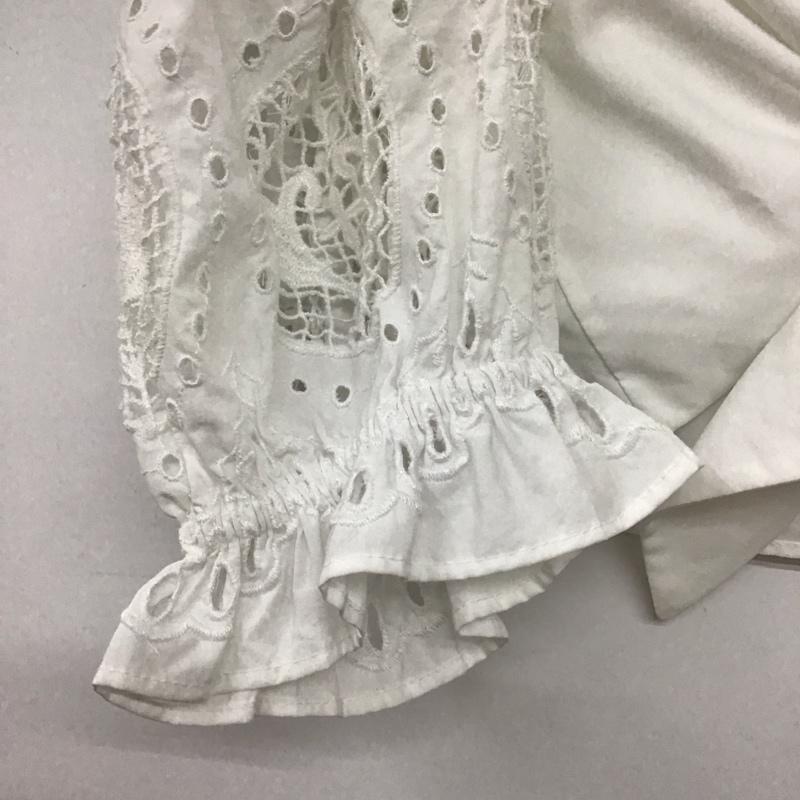 ザラ ZARA シャツ、ブラウス 半袖 S 無地 白 / ホワイト /  レディース USED 古着 中古 10136626