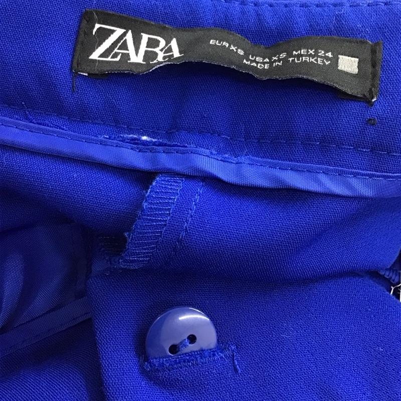 ザラ ZARA パンツ スラックス XS 無地 青 / ブルー /  レディース USED 古着 中古 10136638