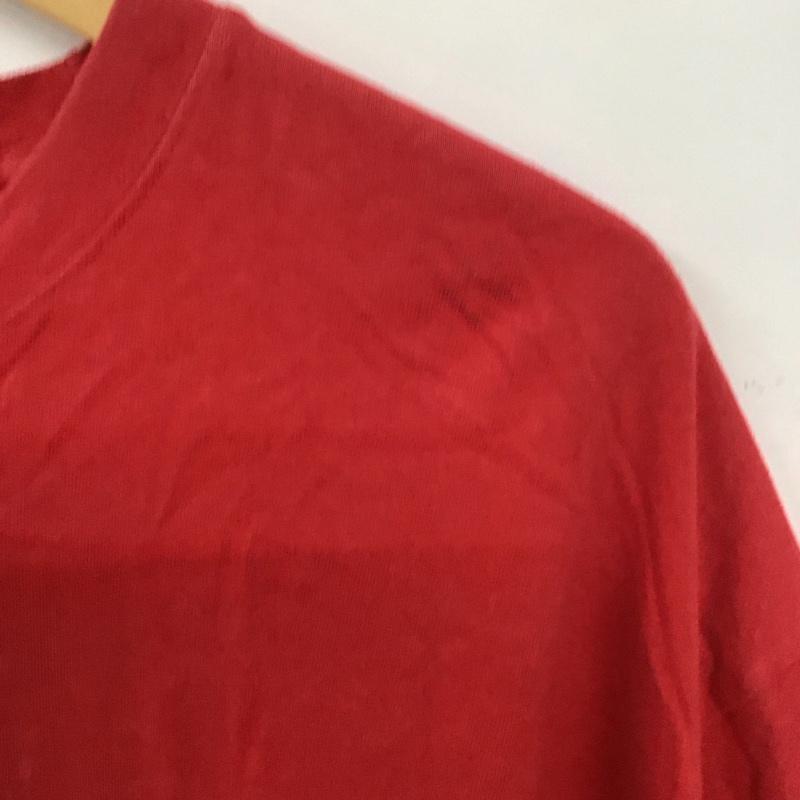 スターター STARTER Tシャツ 半袖 半袖カットソー プリントTシャツ クルーネックカットソー L ロゴ、文字 赤 / レッド /  メンズ USED 古着 中古 10136655