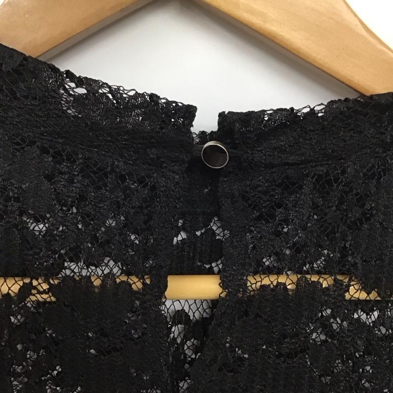 ロペピクニック ROPE  PICNIC カットソー 半袖 38 無地 黒 / ブラック /  レディース USED 古着 中古 10136662