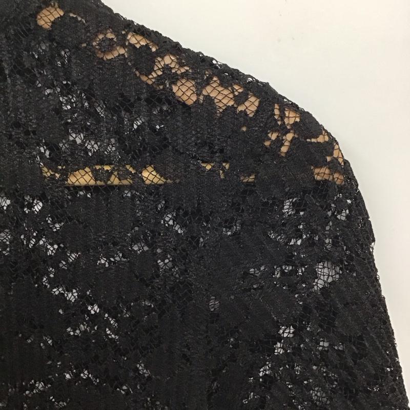 ロペピクニック ROPE  PICNIC カットソー 半袖 38 無地 黒 / ブラック /  レディース USED 古着 中古 10136662