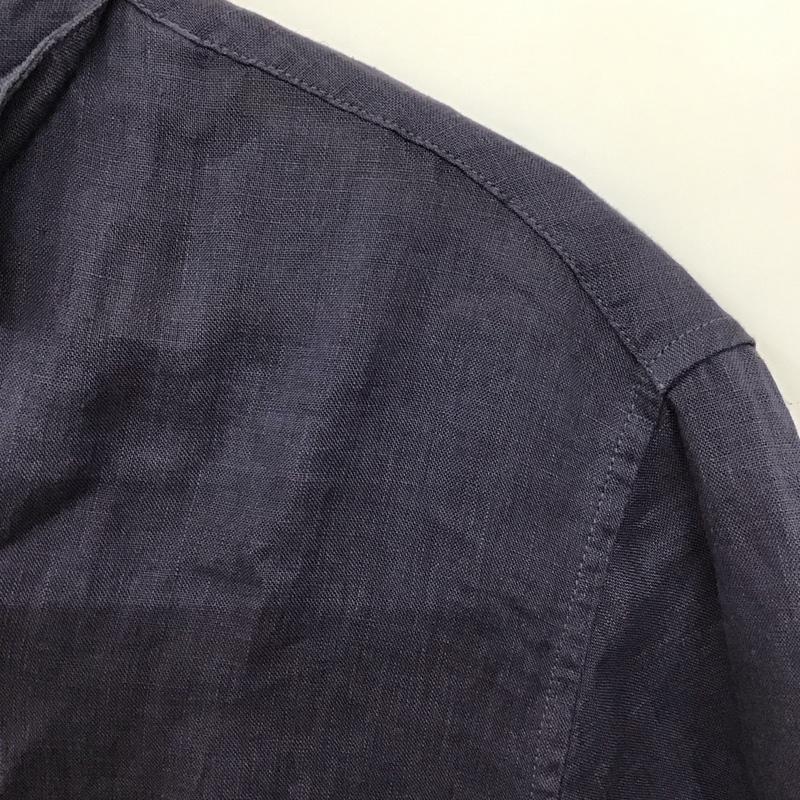 エコアルフ ECOALF シャツ、ブラウス 半袖 半袖シャツ 無地シャツ ポケットシャツ L 無地 紫 / パープル /  メンズ USED 古着 中古 10136665