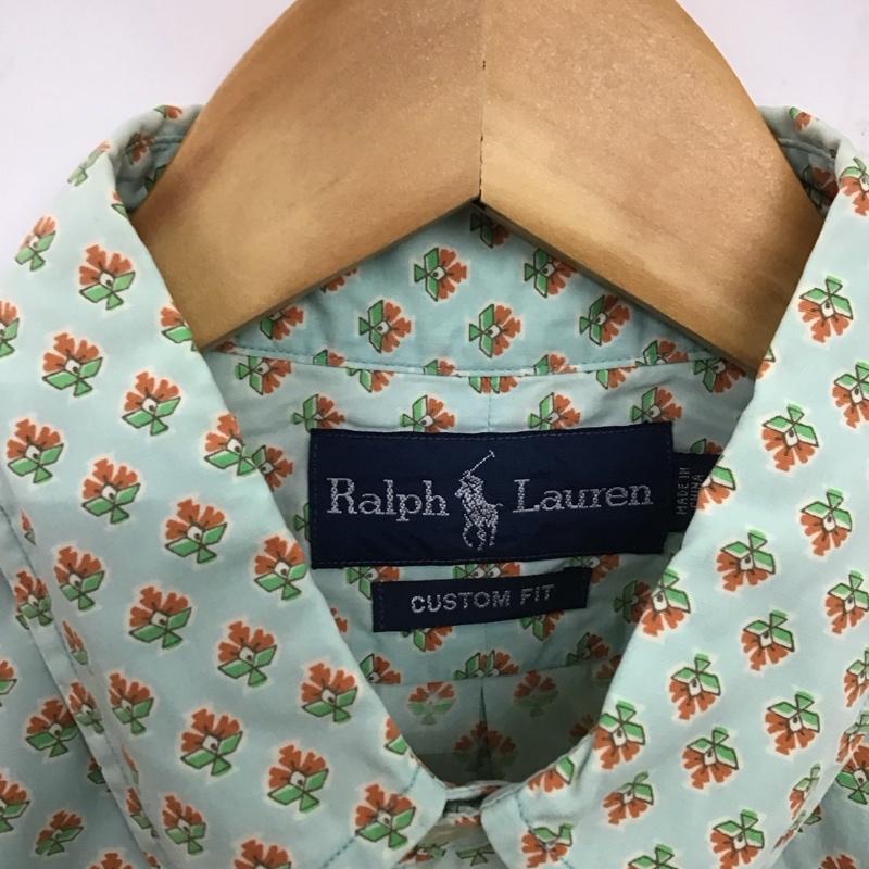 ラルフローレン RALPHLAUREN シャツ、ブラウス 半袖 半袖シャツ プリントシャツ ボタンダウンシャツ M プリント マルチカラー / マルチカラー /  メンズ USED 古着 中古 10136715