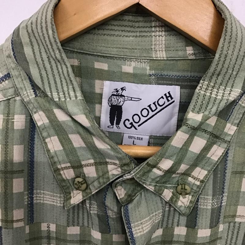 古着 USED シャツ、ブラウス 半袖 半袖シャツ チェックシャツ ボタンダウンシャツ L チェック マルチカラー / マルチカラー /  メンズ USED 古着 中古 10136717