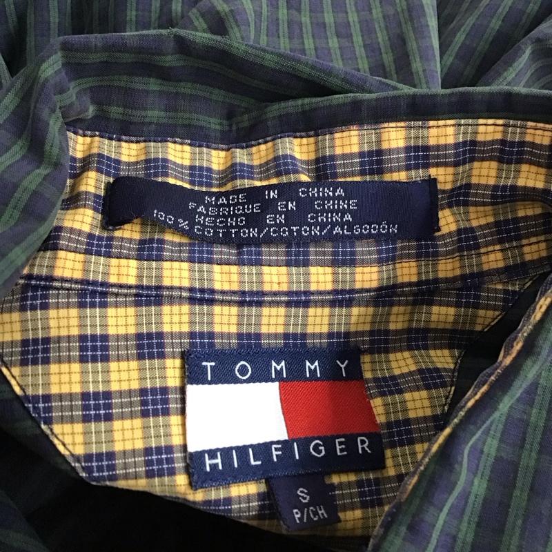 トミーヒルフィガー TOMMY HILFIGER シャツ、ブラウス 長袖 長袖シャツ チェックシャツ カラーシャツ ボタンダウンシャツ S チェック マルチカラー / マルチカラー /  メンズ USED 古着 中古 10136720