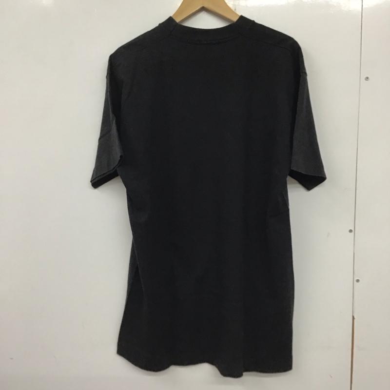 フルーツオブザルーム FRUIT OF THE LOOM Tシャツ 半袖 半袖カットソー プリントTシャツ クルーネックカットソー L プリント 黒 / ブラック /  メンズ USED 古着 中古 10136729