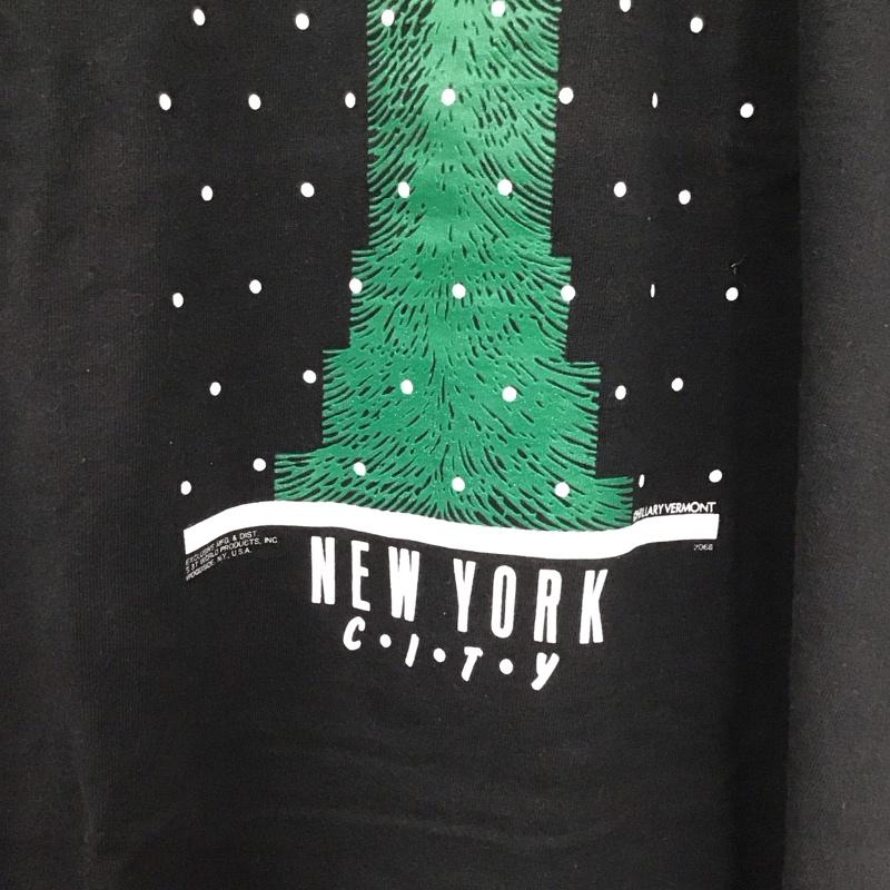 フルーツオブザルーム FRUIT OF THE LOOM Tシャツ 半袖 半袖カットソー プリントTシャツ クルーネックカットソー L プリント 黒 / ブラック /  メンズ USED 古着 中古 10136729