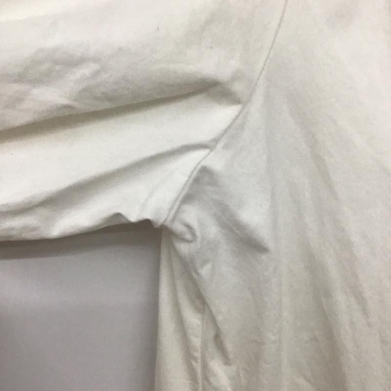 ザラ ZARA ワンピース ミニスカート 半袖ワンピース フレアスカート カラーネック シャツワンピース M 無地 白 / ホワイト /  レディース USED 古着 中古 10136747