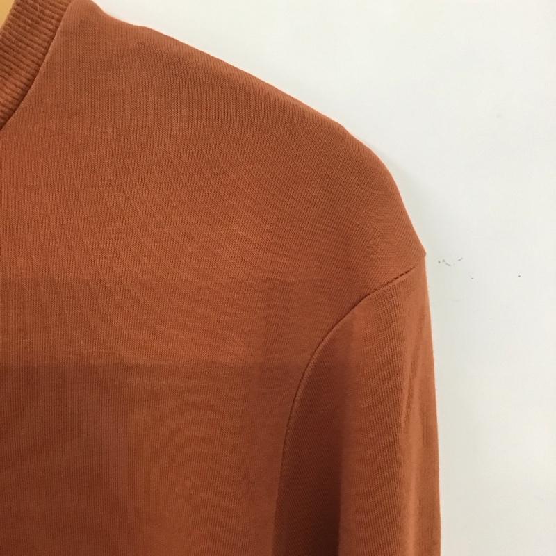 ザラ ZARA TRAFALUC トレーナー 長袖 長袖トレーナー スウェット クルーネック プルオーバー M ロゴ、文字 茶 / ブラウン /  レディース USED 古着 中古 10136765