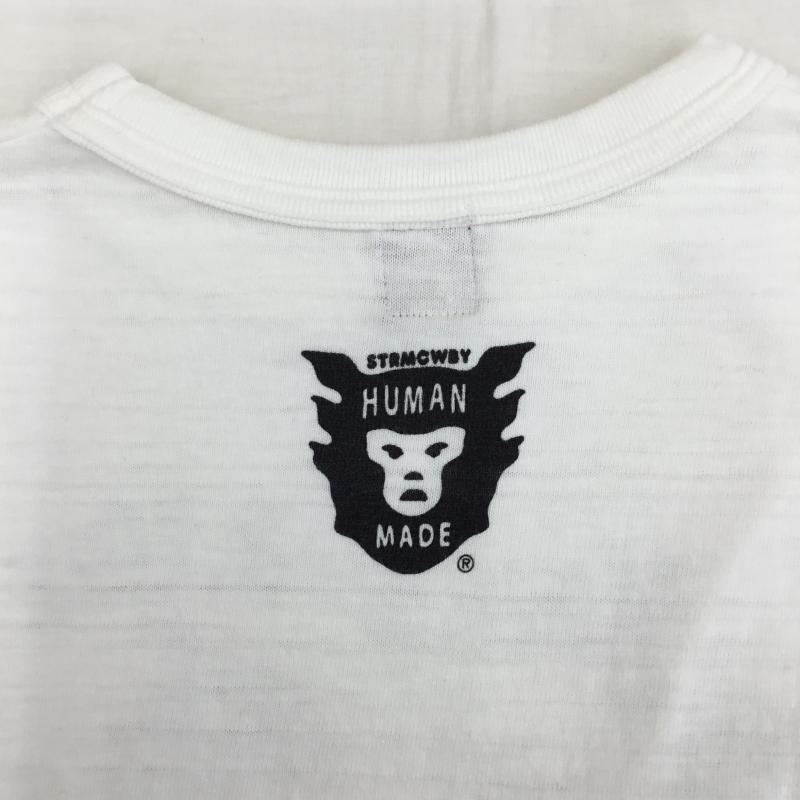 ヒューマンメード HUMAN MADE Tシャツ 半袖 ビートルズ S ロゴ、文字 白 / ホワイト / white メンズ USED 古着 中古 10136798