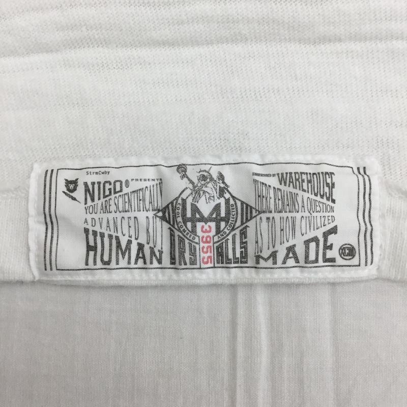 ヒューマンメード HUMAN MADE Tシャツ 半袖 ビートルズ S ロゴ、文字 白 / ホワイト / white メンズ USED 古着 中古 10136798
