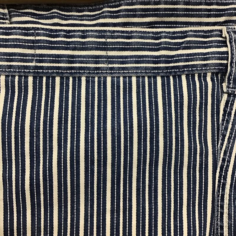 ザラ ZARA ワンピース ミニスカート S ストライプ 白 / ホワイト / X 青 / ブルー /  レディース USED 古着 中古 10136840