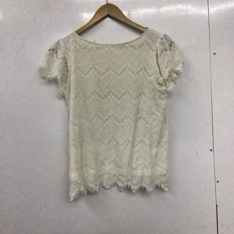 ロペピクニック ROPE  PICNIC カットソー 半袖 38 無地 白 / ホワイト /  レディース USED 古着 中古 10136844