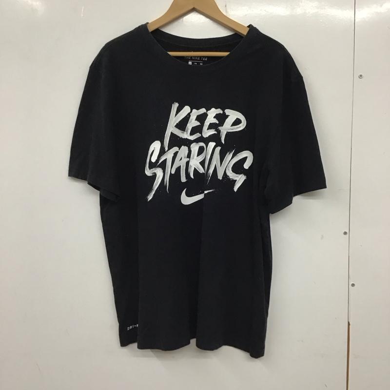 ナイキ NIKE Tシャツ 半袖 ct6195-010 DRIFITKEEPSTARINGTEE 半袖カットソー プリントTシャツ XXL プリント 黒 / ブラック /  メンズ USED 古着 中古 10136845