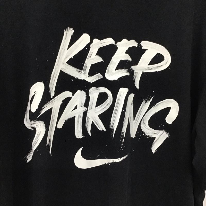 ナイキ NIKE Tシャツ 半袖 ct6195-010 DRIFITKEEPSTARINGTEE 半袖カットソー プリントTシャツ XXL プリント 黒 / ブラック /  メンズ USED 古着 中古 10136845