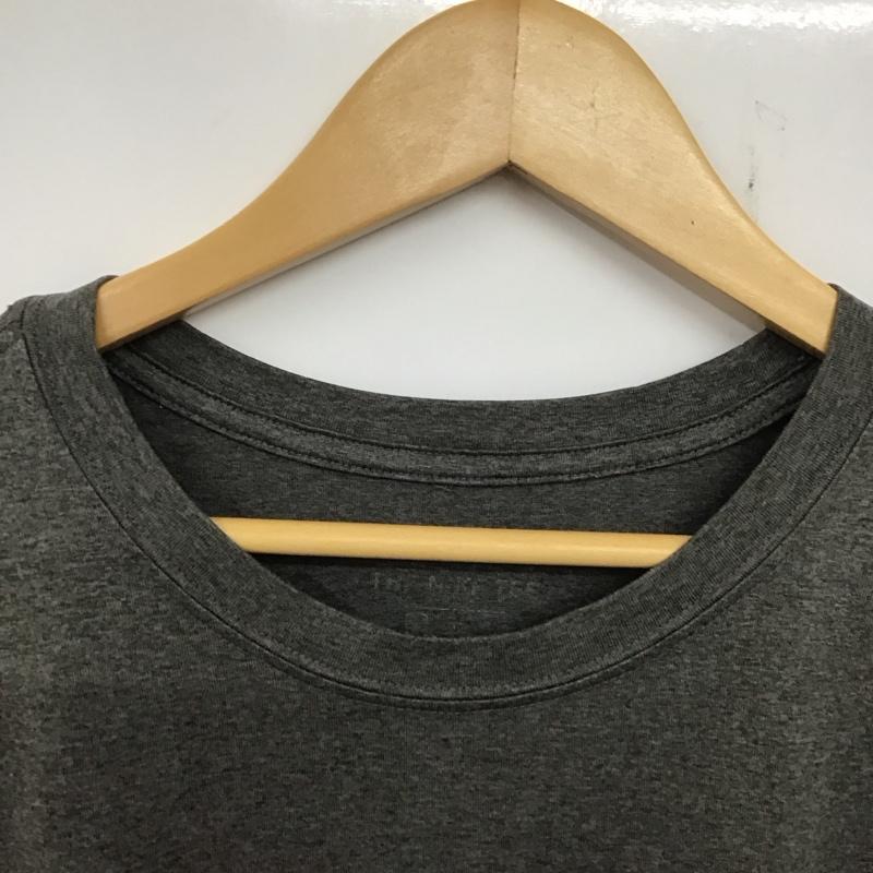 ナイキ NIKE Tシャツ 半袖 半袖カットソー プリントTシャツ クルーネックカットソー ロゴ、文字 灰 / グレー /  メンズ USED 古着 中古 10136859