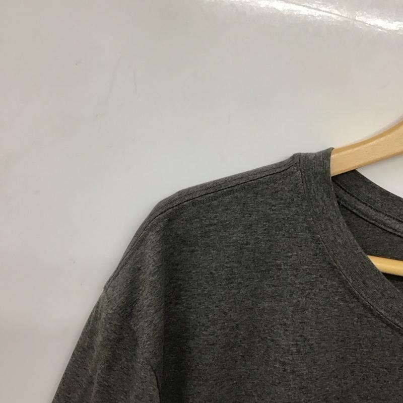 ナイキ NIKE Tシャツ 半袖 半袖カットソー プリントTシャツ クルーネックカットソー ロゴ、文字 灰 / グレー /  メンズ USED 古着 中古 10136859
