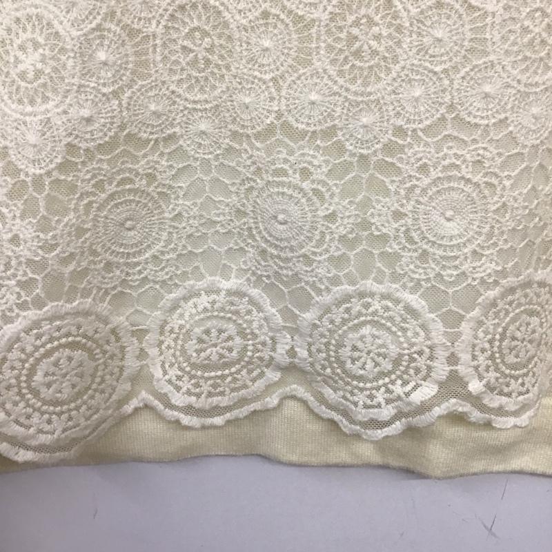 ロペピクニック ROPE  PICNIC カットソー 半袖 38 無地 白 / ホワイト /  レディース USED 古着 中古 10136902