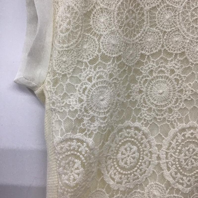 ロペピクニック ROPE  PICNIC カットソー 半袖 38 無地 白 / ホワイト /  レディース USED 古着 中古 10136902