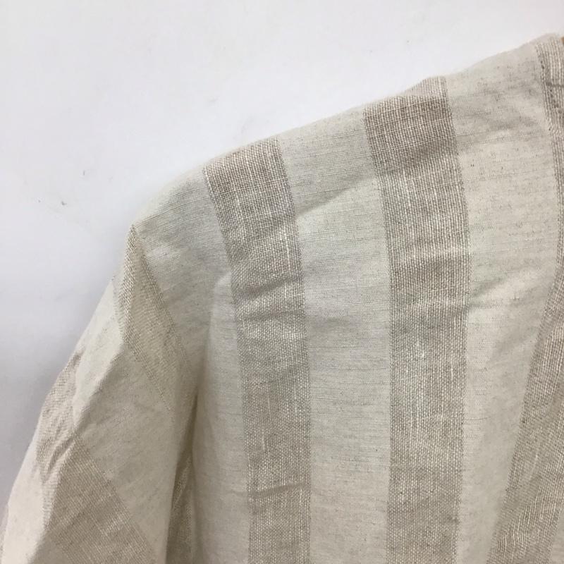 ザラベーシック ZARA BASIC カットソー 半袖 M  ベージュ / ベージュ /  レディース USED 古着 中古 10136932