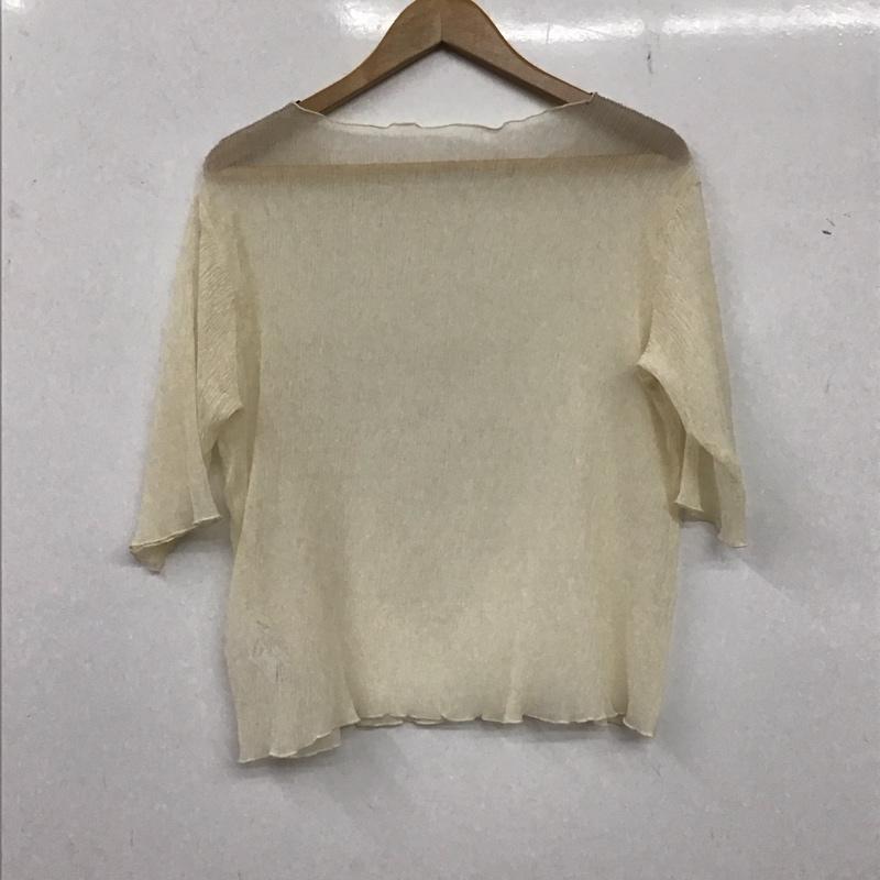 アルシーヴ archives カットソー 七分袖 無地 ベージュ / ベージュ /  レディース USED 古着 中古 10136994