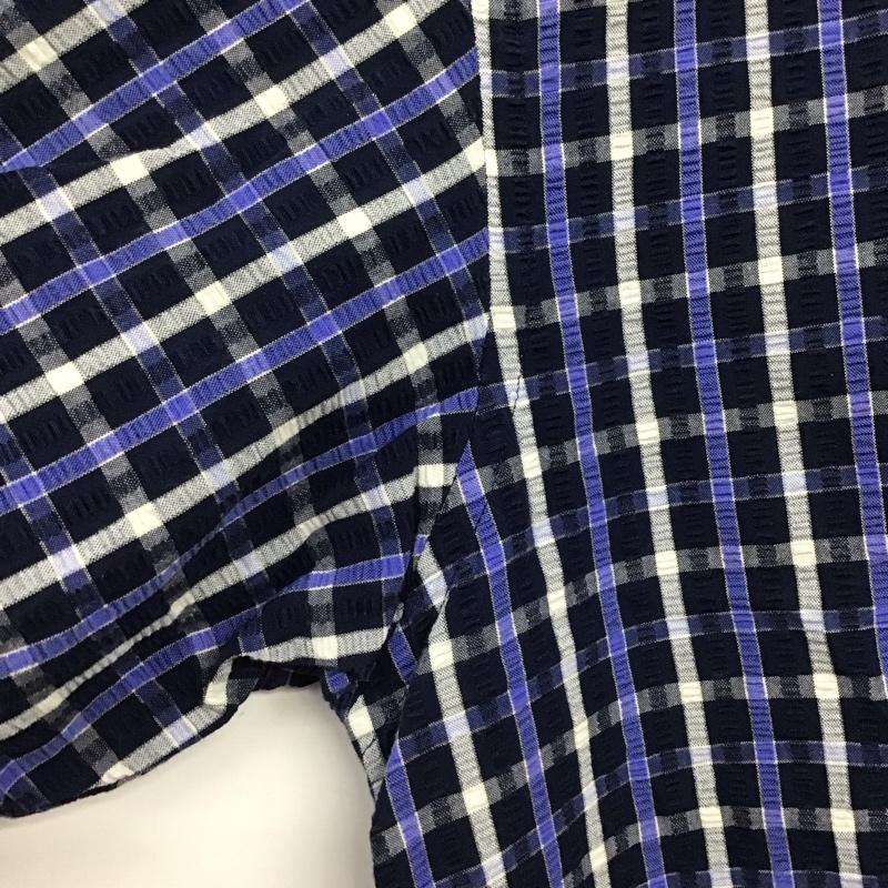 バーバリー BURBERRY シャツ、ブラウス 半袖 半袖シャツ チェックシャツ ボタンダウンシャツ L チェック マルチカラー / マルチカラー /  メンズ USED 古着 中古 10137046