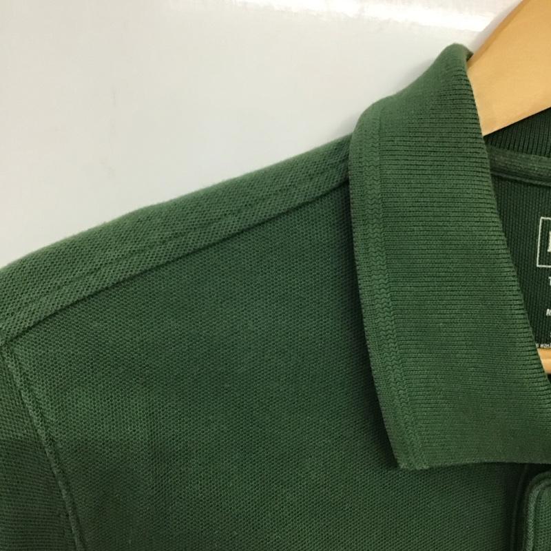 エルエルビーン L.L.Bean ポロシャツ 半袖 半袖ポロシャツ カラーシャツ 半袖カットソー M ロゴ、文字 緑 / グリーン /  メンズ USED 古着 中古 10137068