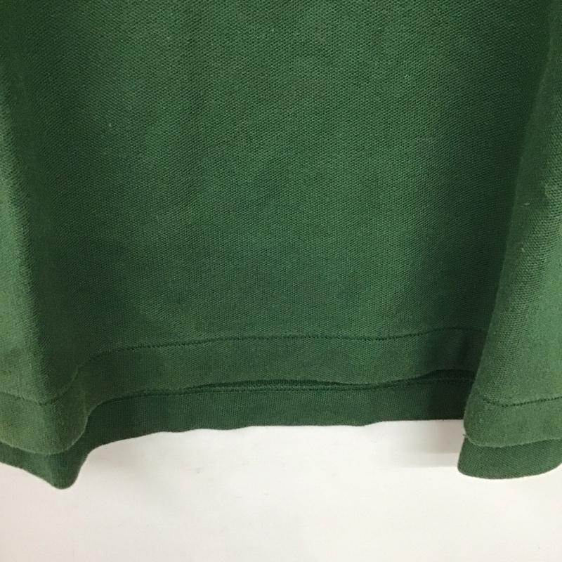 エルエルビーン L.L.Bean ポロシャツ 半袖 半袖ポロシャツ カラーシャツ 半袖カットソー M ロゴ、文字 緑 / グリーン /  メンズ USED 古着 中古 10137068