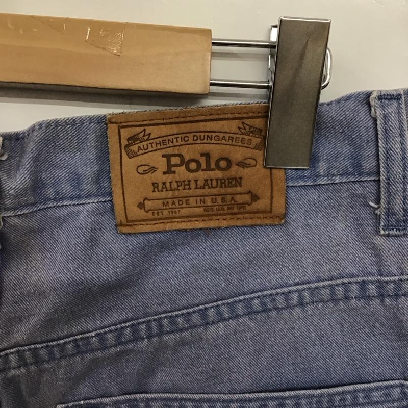 ポロラルフローレン POLO RALPH LAUREN パンツ ショートパンツ デニムパンツ ハーフパンツ ショートパンツ 32インチ 無地 インディゴ / インディゴ /  メンズ USED 古着 中古 10137079