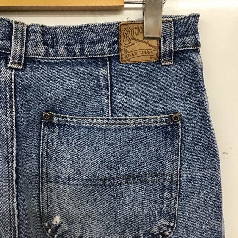 コロンビア Columbia パンツ デニム、ジーンズ デニムパンツ ワイドパンツ カジュアルパンツ 30インチ 無地 インディゴ / インディゴ /  メンズ USED 古着 中古 10137083