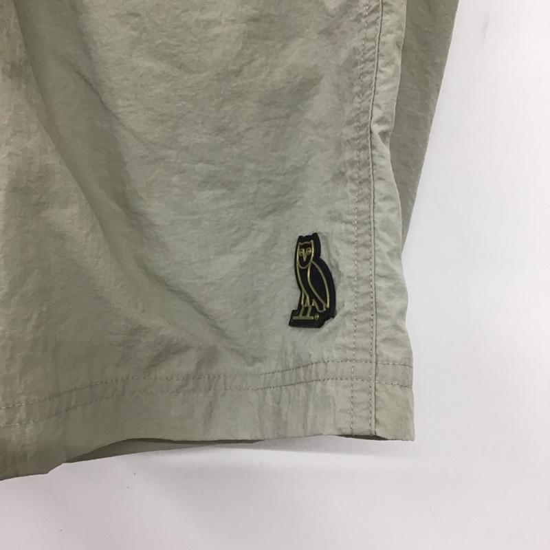 オクトーバーズ ベリー オウン OCTOBERS VERY OWN パンツ ショートパンツ ショートパンツ ハーフパンツ カジュアルパンツ ナイロンパンツ M ロゴ、文字 ベージュ / ベージュ /  メンズ USED 古着 中古 10137112