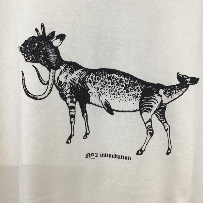 ナンバーナイン NUMBER (N)INE Tシャツ 半袖 半袖カットソー プリントTシャツ クルーネックカットソー romp 2 プリント アイボリー / アイボリー /  メンズ USED 古着 中古 10137118
