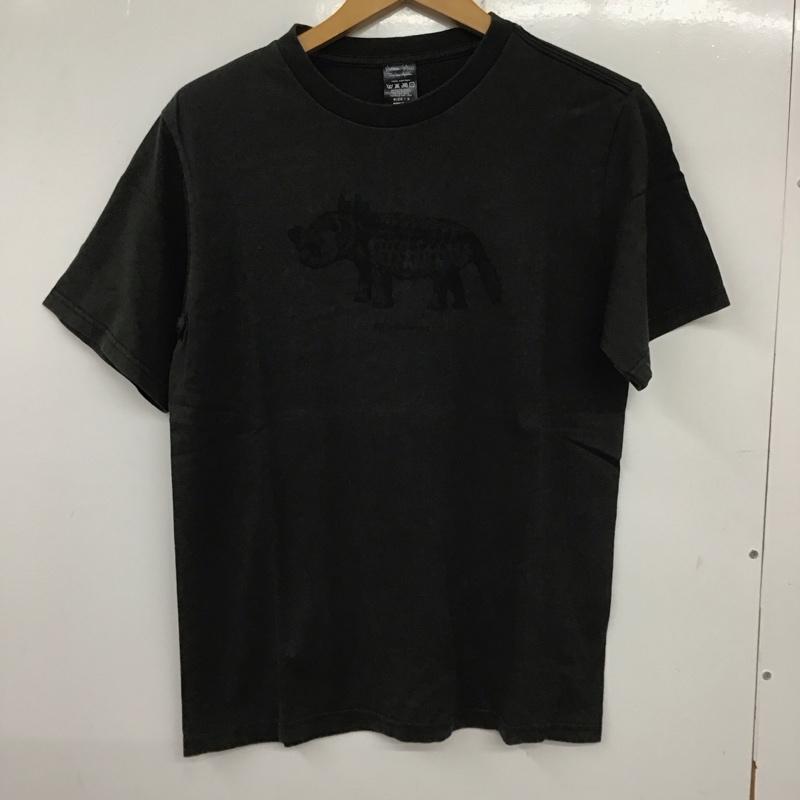ナンバーナイン NUMBER (N)INE Tシャツ 半袖 半袖カットソー プリントTシャツ クルーネックカットソー romp 2 プリント 黒 / ブラック /  メンズ USED 古着 中古 10137120