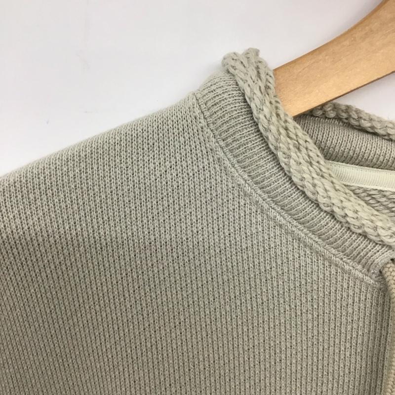 ウェルダー WELLDER トレーナー 長袖 wm21acs05 CutOffCollarSweat 長袖スウェット プルオーバー 3 無地 灰 / グレー /  メンズ USED 古着 中古 10137127