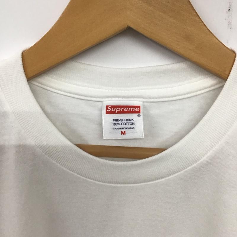 シュプリーム Supreme Tシャツ 半袖 25SS BoxLogoTee ボックスロゴTシャツ スターリングルビー プリントT M ロゴ、文字 白 / ホワイト /  メンズ USED 古着 中古 10137155