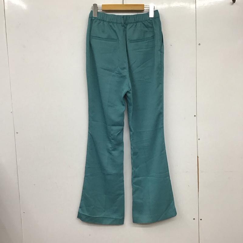 ジーナシス JEANASIS パンツ スラックス JS050837MC M 無地 水色 / ライトブルー /  レディース USED 古着 中古 10137246