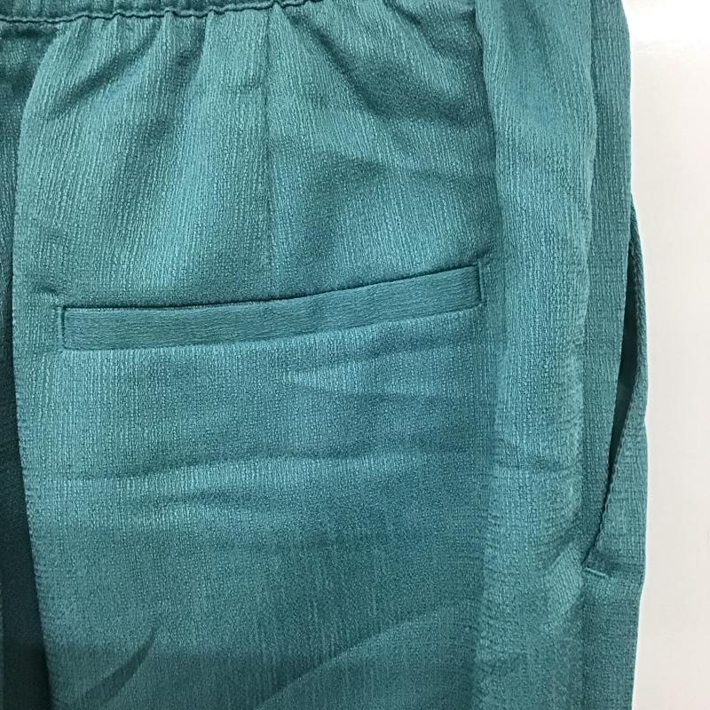 ジーナシス JEANASIS パンツ スラックス JS050837MC M 無地 水色 / ライトブルー /  レディース USED 古着 中古 10137246