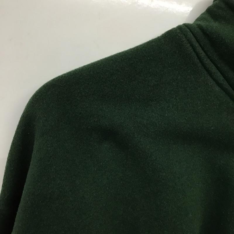フルーツオブザルーム FRUIT OF THE LOOM トレーナー 長袖 長袖トレーナー スウェット スタンドネック プルオーバー XL ロゴ、文字 緑 / グリーン /  メンズ USED 古着 中古 10137259