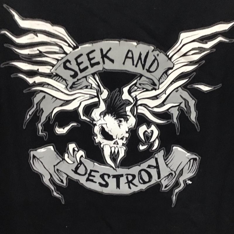 古着 USED カットソー 七分袖 ラグランシャツ クルーネックカットソー 古着 バンドTシャツ L プリント 白 / ホワイト /  メンズ USED 古着 中古 10137266